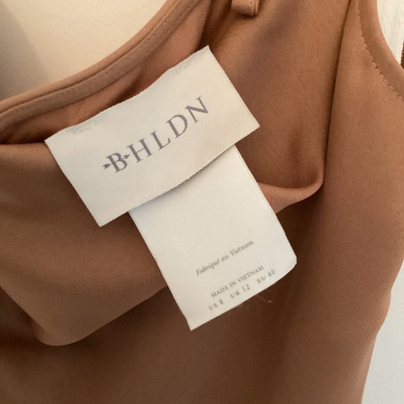 Cali Satin Charmeuse Midi Dress - BHLDN - Picture 7 of 7